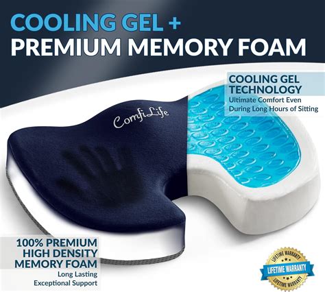 Buy Comfilife Gel Enhanced Seat Cushion Non Slip Orthopedic Gel