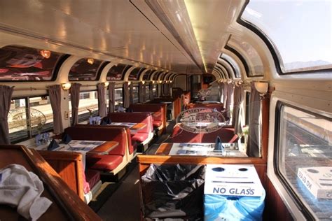 Inside Amtrak Train Observation Car