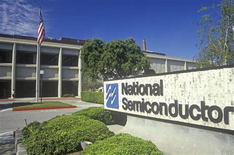 National Semiconductor Building, High Tech Firm in Sunnyvale, California Editorial Stock Photo ...