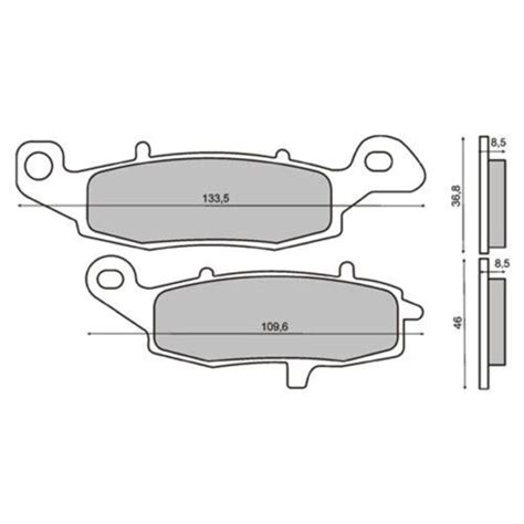 Pastiglie Freno Anteriori Kawasaki Vn Classic Rms