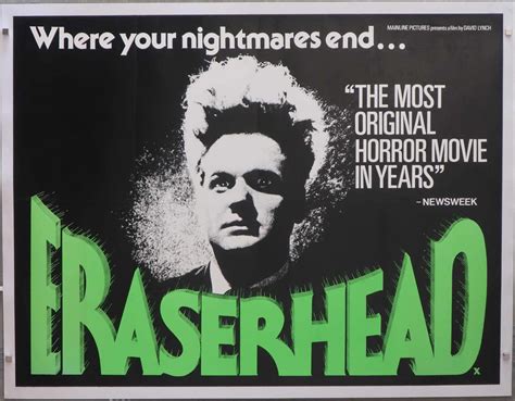 Eraserhead Original Movie Poster UK Quad 40 X30 Simon Dwyer A Fast