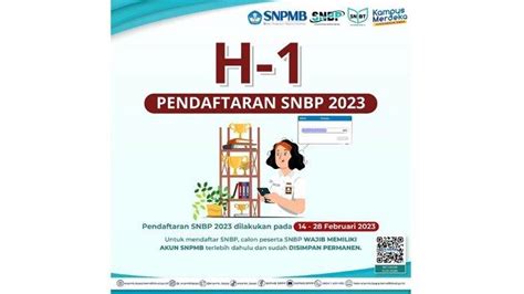 H 1 Pendaftaran Snbp 2023 Simak Hal Hal Yang Wajib Diperhatikan Calon