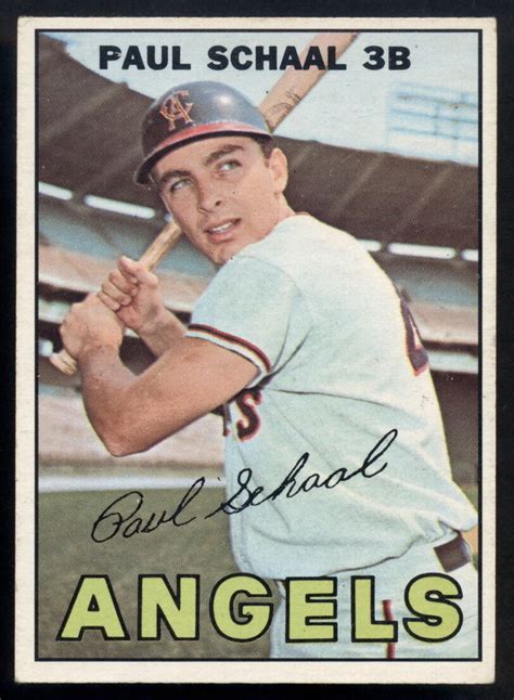 1967 TOPPS OPC O PEE CHEE BASEBALL 58 Paul Schaal EX NM CALIFORNIA