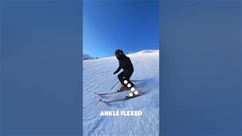 ankle flexion skicarving ankleflexion skiing foreaft youtube