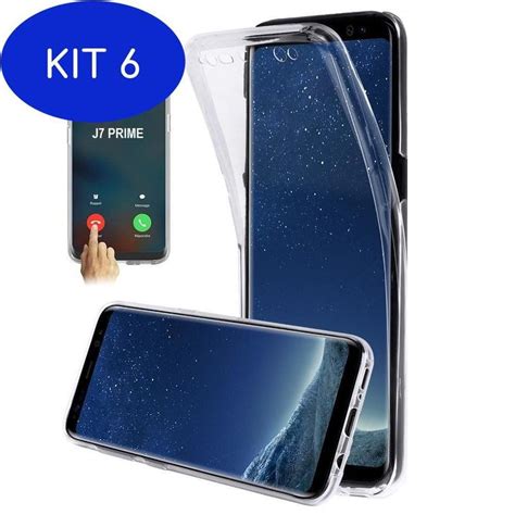 Kit Capinha Acr Lico Samsung Galaxy J Prime Transparente