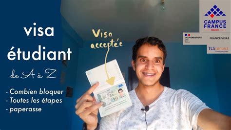 new procédure visa étudiant en France de A à Z فيزا فرنسا YouTube