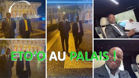 SAMUEL ETO O au PALAIS de L UNITÉ BASSOGOG WEBO EN ROUTE POUR LA