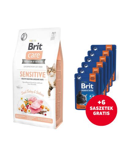 BRIT Care Cat Grain Free Sensitive 7 kg Frischebeutel mit Lachs für