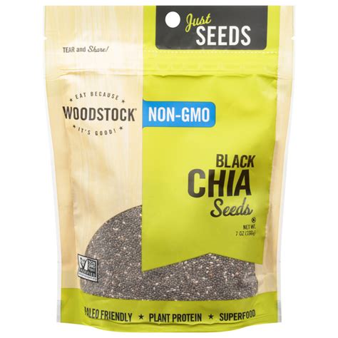 Save On Woodstock Just Seeds Chia Seeds Black Order Online Delivery Giant