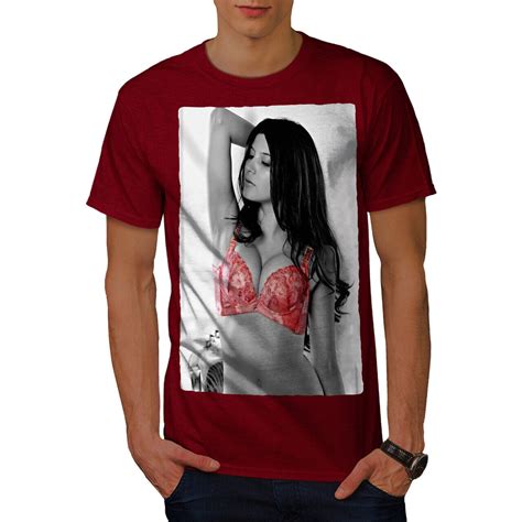 Wellcoda Ligerie Adult Girl Mens T Shirt Sensual Graphic Design Printed Tee Ebay