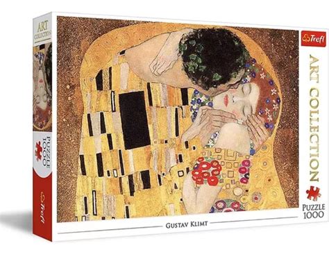 Rompecabezas El Beso De Gustav Klimt Marca Trefl 1000pz