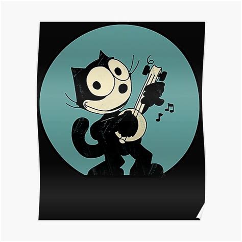 Felix The Cat Cat Poster For Sale By Karljackso Redbubble