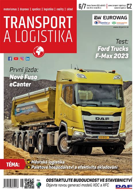 Magazín TRANSPORT a LOGISTIKA vydání 6 7 2023 Transport logistika cz