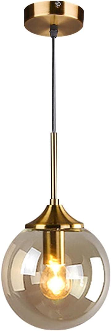 Kco Lighting Mid Century Modern Pendant Chandelier Light Gold Glass