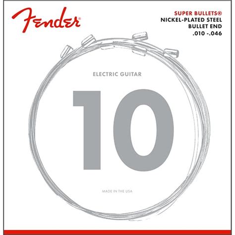 Fender Super Bullet Strings Nickel Plated Steel Bullet End 3250r 010 046 エレキギター弦〈フェンダー