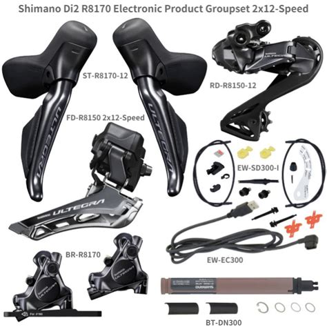 Shimano Ultegra Di R X Speed Groupset Road Disc Brake Groupset