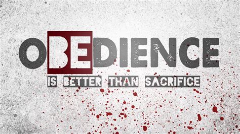 Obedience is Better than Sacrifice - Generations Church