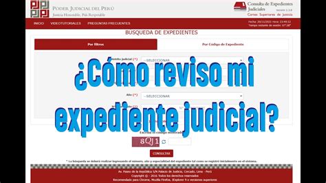 ¿cómo Reviso Mi Expediente Judicial Youtube