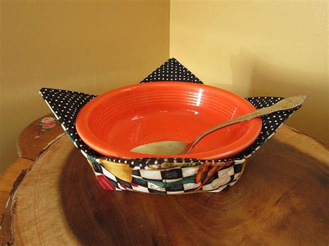 Microwave Bowl Cozy Hot Pad Bowl Holder Soup Bowl Cozy Etsy Bowl Cozy Microwave Bowl Cozy