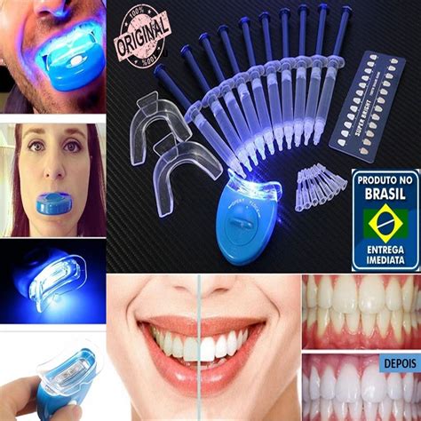 Kit Clareador Dental Whiteness Gel Seringas I Clareamento