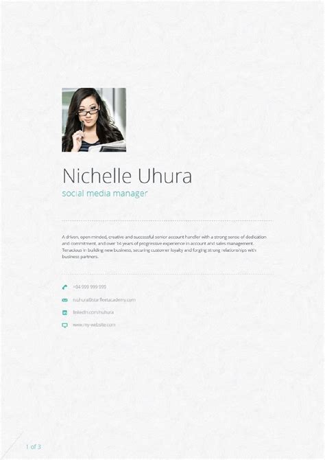 Resume Template Sample Antlia Plus By Beautiful Resumes Issuu