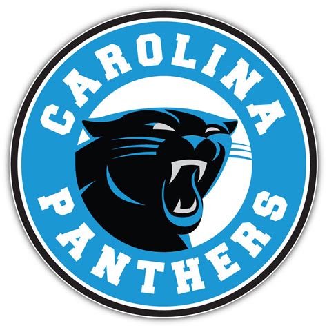 Carolina Panthers Combo Logo Nfl Sport Car Bumper Sticker Decal Sizes