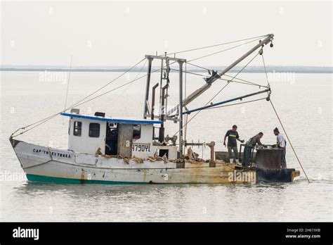 Oyster fishing boat, Rockport, Texas, USA Stock Photo - Alamy