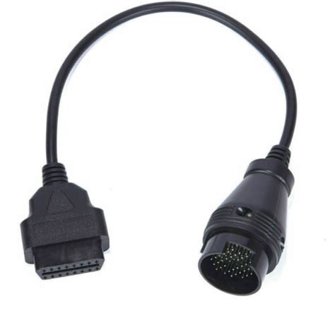 38pin Obd1 16pin Obd2 Diagnose Adapter Stecker Mercedes W124 W140 W202 W210 0b10 Ebay