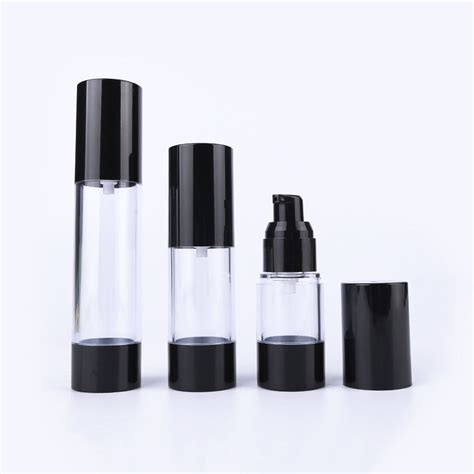 Black Airless Bottles Cosmopacks