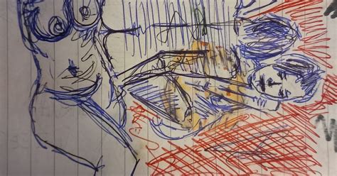 My Chaotic Scribblings Nude Female Drawings