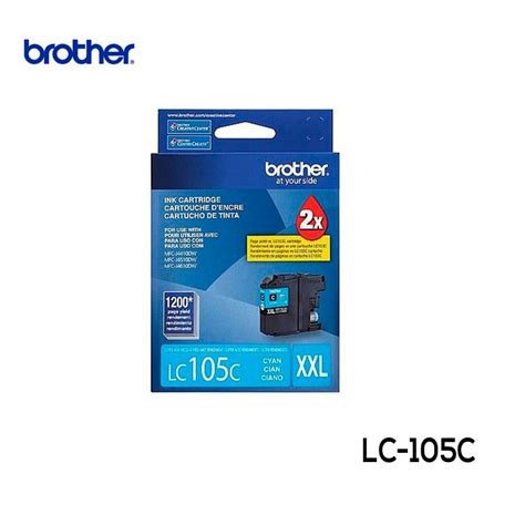 Tinta Brother LC 105C Cyan Cartucho Original