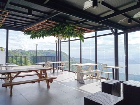 Dine At Sip N Brew Miara Cafe Tagaytay With Taal Volcano View