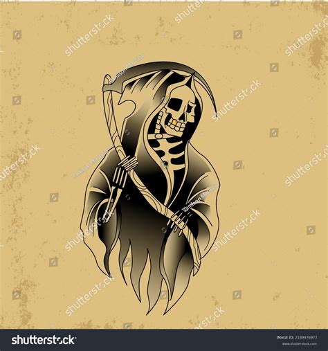 Grim Reaper Tattoo Design