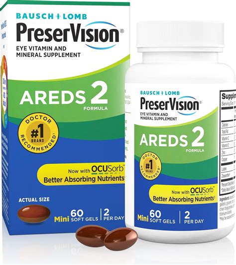 Preservision Areds 2 Suplemento De Vitaminas Y Minerales Para Ojos Contiene Luteína