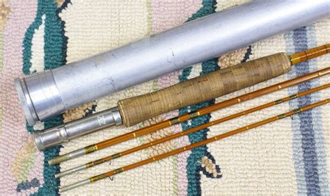 Vintage Granger Bamboo Flyrod J D Wagner Agent Fly Fishing Tackle