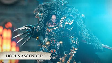 horus heresy teaser reveals horus ascended miniature techraptor