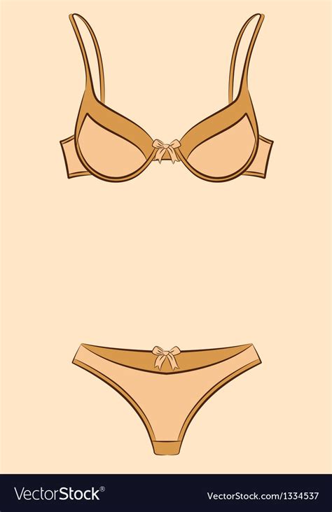 Beautiful Lingerie Royalty Free Vector Image Vectorstock