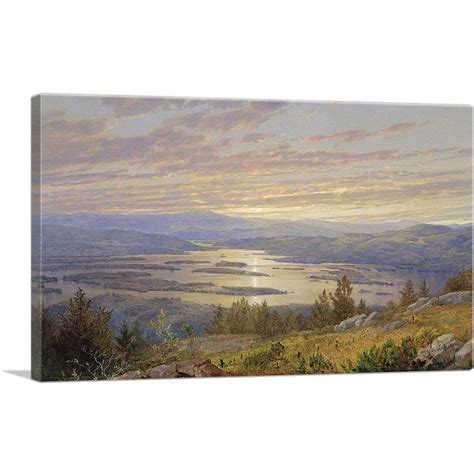 ARTCANVAS Lake Squam From Red Hill 1874 Canvas Art Print By William