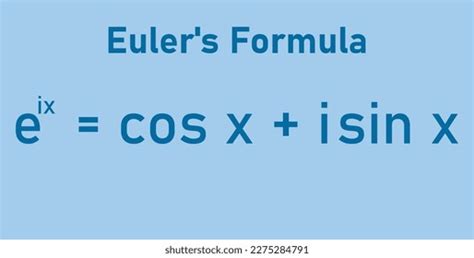 Eulers Formula Mathematics Vector Stock Vector (Royalty Free) 2275284791 | Shutterstock