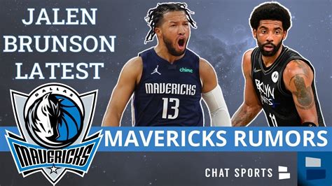 Mavericks Rumors Jalen Brunson Update NO Kyrie Irving Trade Sign