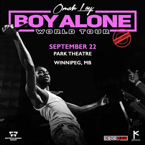 OMAH LAY - BOY ALONE TOUR (WINNIPEG) - CODE R.E.D Entertainment