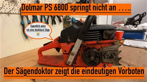 Dolmar Ps L Uft Nicht Schadendiagnose Stihl Kettens Ge