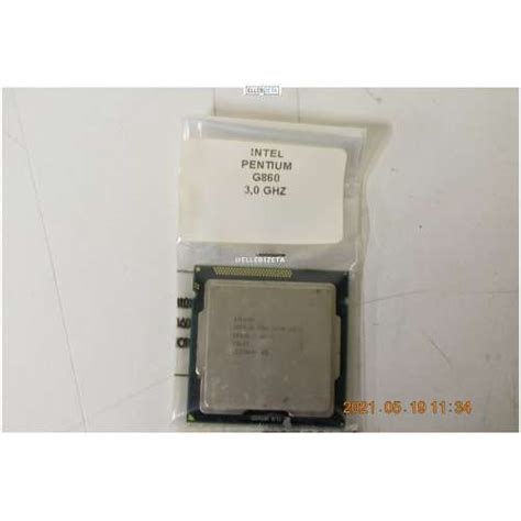 Intel Pentium G860 SR058 Dual Core 3 0 Ghz 3 MB Cache LGA 1155 Processore