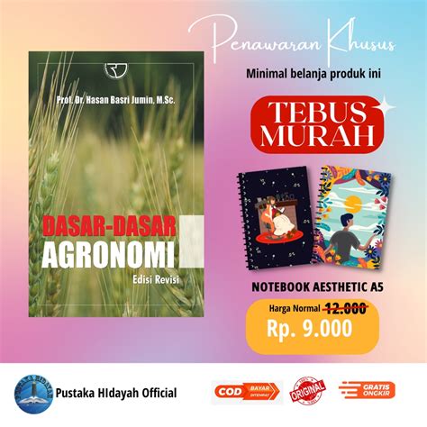 Jual Buku Dasar Dasar Agronomi Prof Dr Hasan Basri Jumin Rajawali Shopee Indonesia