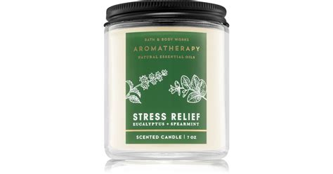 Bath And Body Works Aromatherapy Eucalyptus And Spearmint Scented Candle Uk