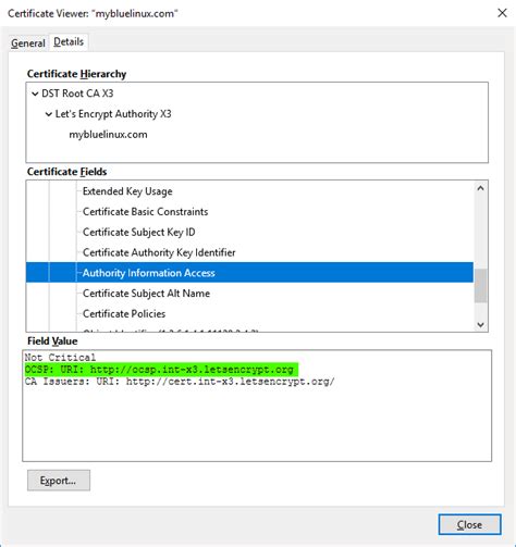 Ocsp Stapling On Nginx And Apache Webserver Mybluelinux