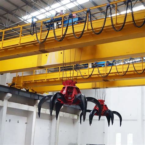 Automatic Loading Qz Grab Crane For Lifting Bulk Cargo Garbage Crane