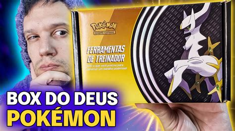 BOX DO DEUS POKEMON ARCEUS FERRAMENTAS DE TREINADOR CAPITÃO HUNTER