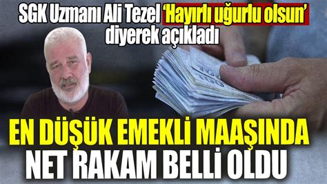 Sgk Uzman Ali Tezel Hay Rl U Urlu Olsun Diyerek A Klad En D K