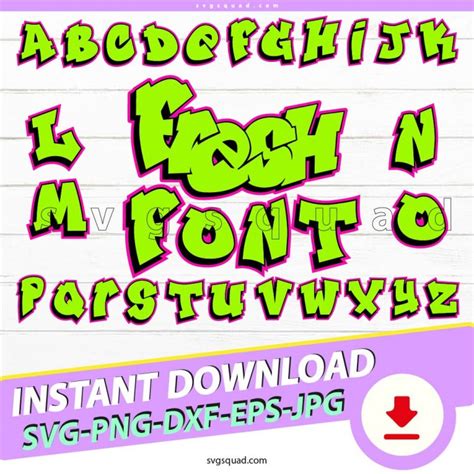 Fresh Font Svg Png Eps Dxf Clip Art The Fresh S Tv Show